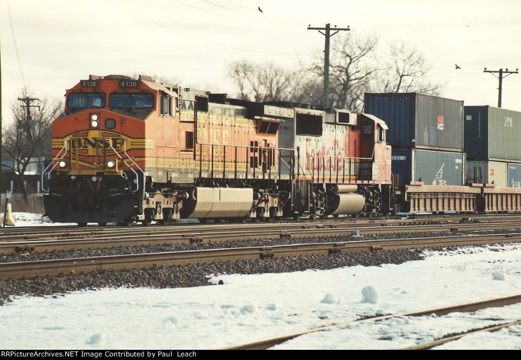 Westbound stack train